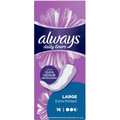 Best Pantyliners Large Daily Protection Always 14 Count