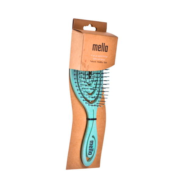 Best Hairbrush for Fine Hair Oval Detangling Light Green Mila