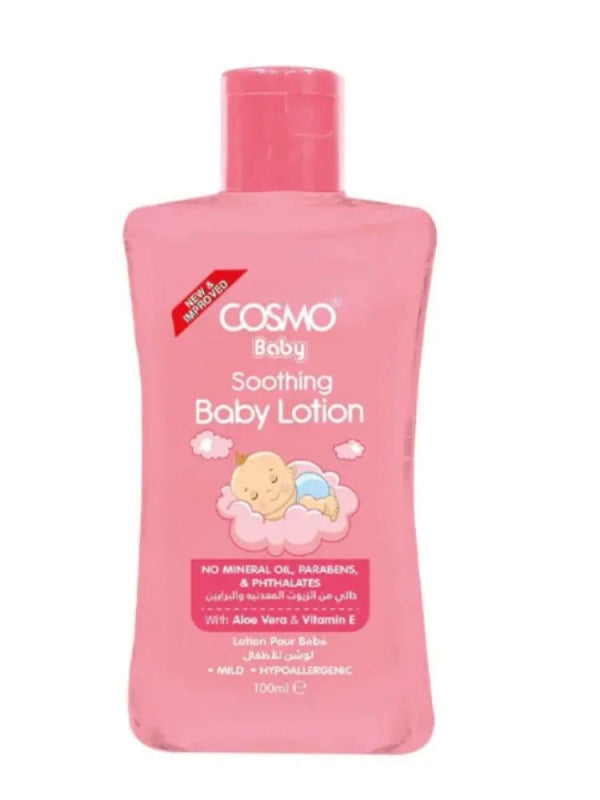 Cosmo Soothing Baby Lotion - Mineral Oil-Free, Paraben-Free - 100ml