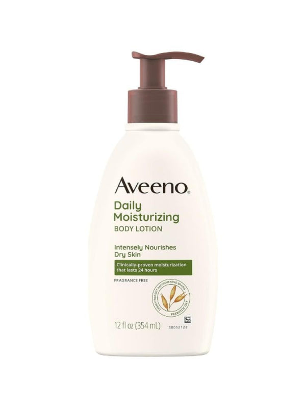 Aveeno Daily Moisturizing Lotion with Oatmeal for Dry Skin Fragrance Free 354ml