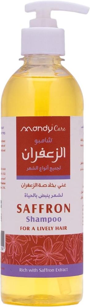Saffron Shampoo Best Shampoo for Hard Water Hydrating Formula Mandy Care 400ml