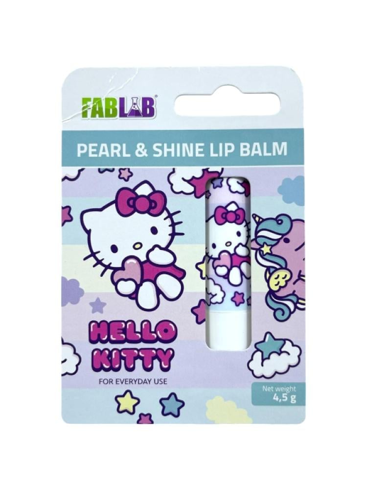 FabLab Hello Kitty Pearly Lip Balm - Shine & Moisture, 4.5g