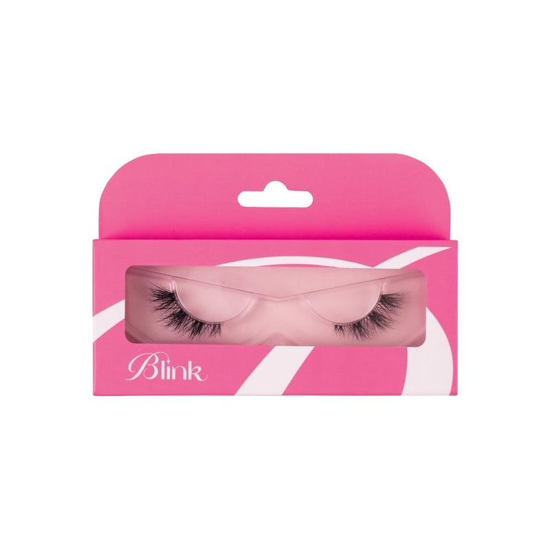 Blink Honeymoon Mink False Eyelashes, Clear Band, Reusable
