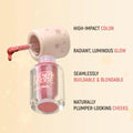 Character Liquid Blush, CLB001 Red Radiant Finish, Doe-Foot Applicator