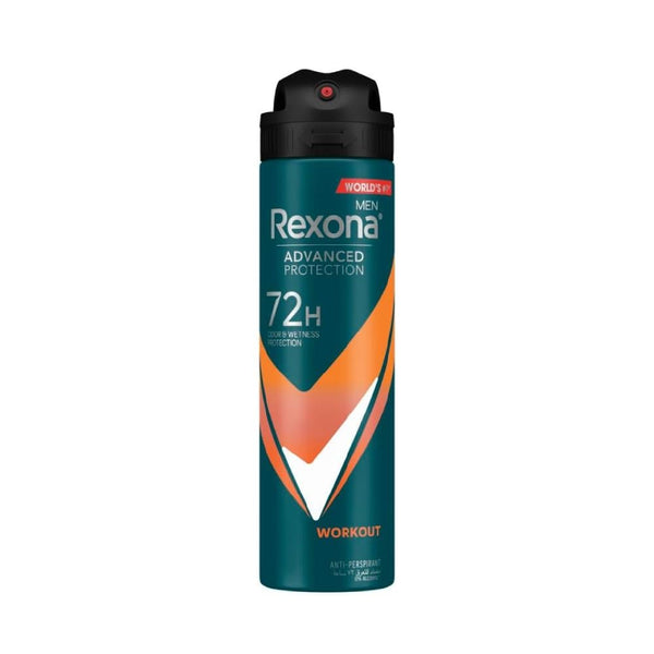 Rexona Workout Antiperspirant Spray for Men, 72H Protection, 150ml