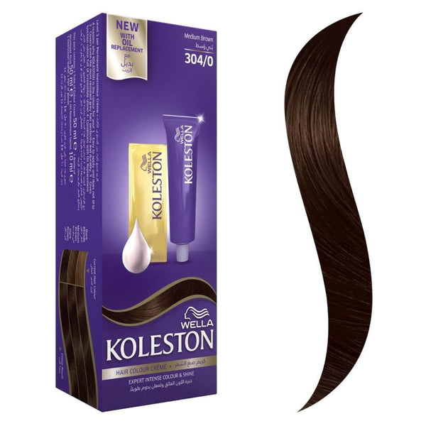 Medium Brown Hair Dye Permanent Colorant Gray Coverage Koleston 60ml