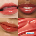 Fwee 3D Lip Gloss B02 Sorbet, 70% Color Intensity, Plumping Formula, Non-Sticky