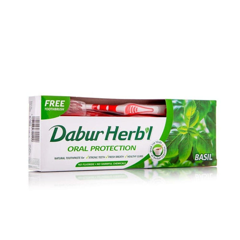 Toothpaste for Sensitive Teeth Herbal Basil Dabur 150g