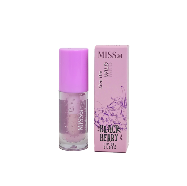 Lip Oil Lip Gloss Black Berry Hydrating Shine Miss 2M