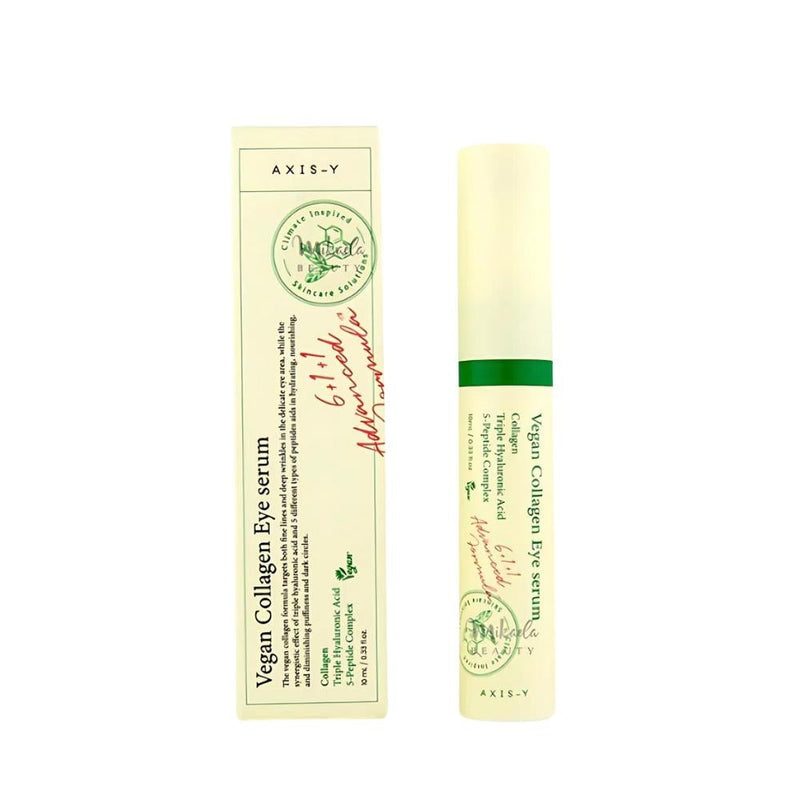 Axis-y Vegan Collagen Eye Serum with Vitamin C & Hyaluronic Acid, 10ml
