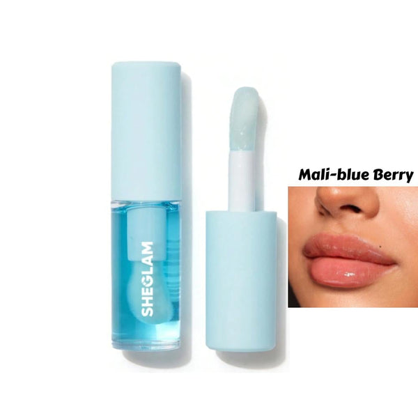 Sheglam Jelly Wow Moisturizing Lip Oil - Mali Blue Berry Coco, 6g