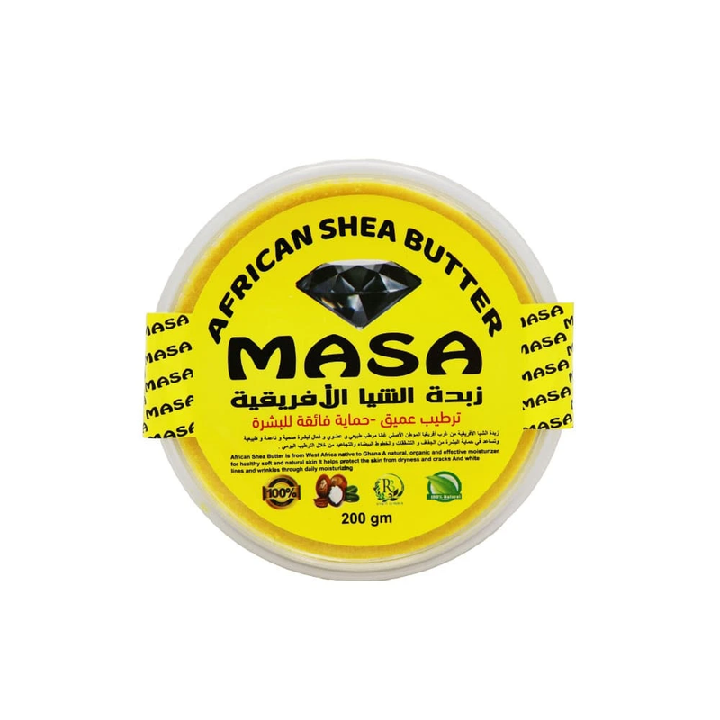 Pure African Shea Butter Natural Skin Moisturiser Massa 200g