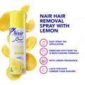 Nair Hair Removal Spray with Lemon Scent, 200ml
