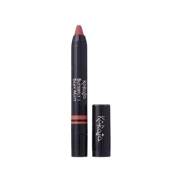 Karaja Butterfly Matte Lipstick Pencil, Semi-Matte, Long-Lasting, 01