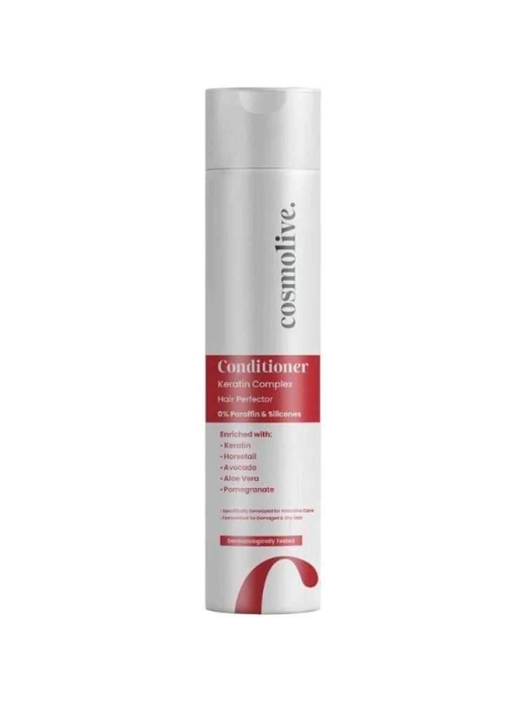 Conditioner for Keratin Treated Hair Damaged Colored Cosmolive 300ml