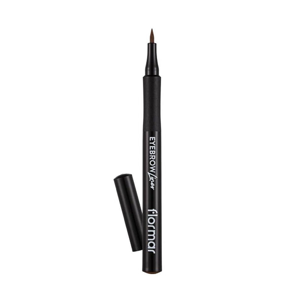 Flormar Waterproof Liquid Eyebrow Pencil, 03 Medium Brown, High Pigment