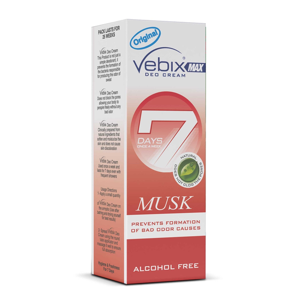 Megababe Cream Deo Musk Fragrance Alcohol-Free Vebix 25ml