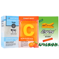 Pyary Soap Set Turmeric, Vitamin C, Q10 Milk 3 Pieces