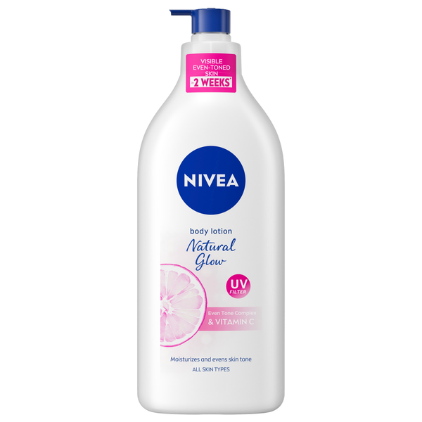 Nivea Body Lotion Natural Glow Radiance Enhancing Vitamin C 625ml