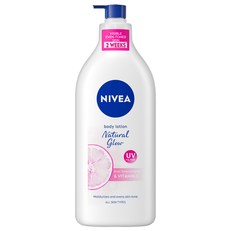 Nivea Body Lotion Natural Glow Radiance Enhancing Vitamin C 625ml