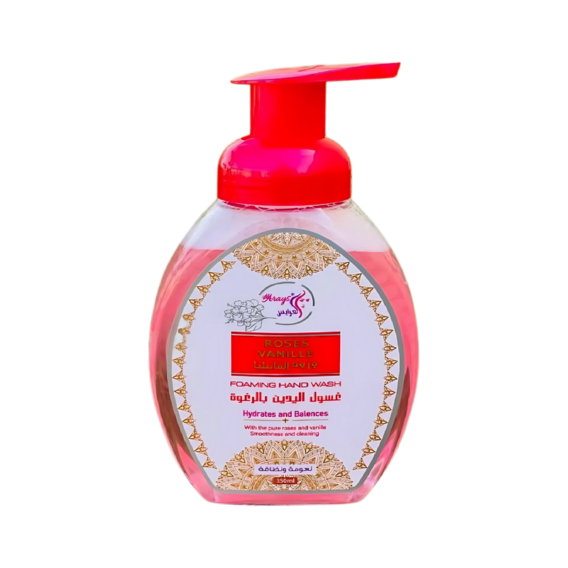 Al Arayes Vanilla Rose Foaming Liquid Hand Wash, 350ml