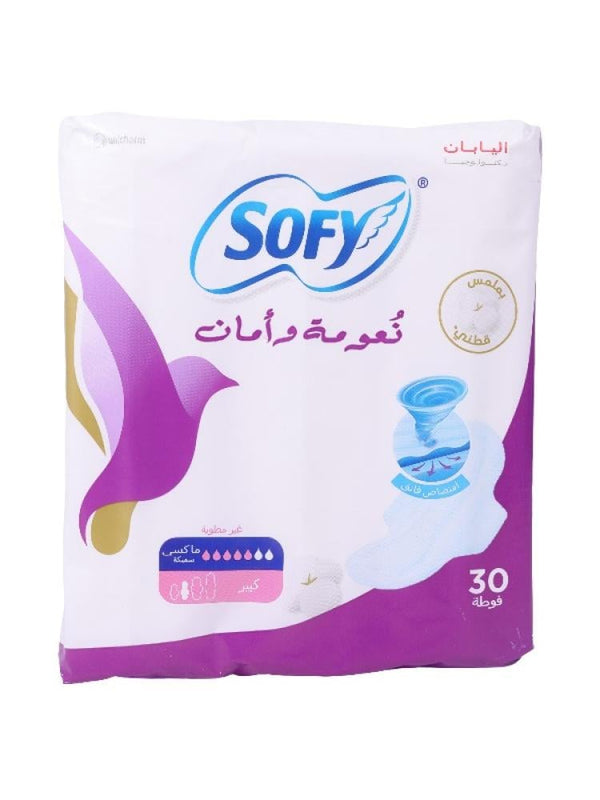 Maxi Pads No Wings Large Compressed Sanitary Pads Sofy 30 Pads