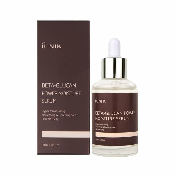 iUnik Beta-Glucan Power Moisturizing Serum for Hydration and Skin Barrier Support, 50ml