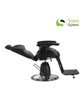Salon System I-Class 500 Advanced Chair - Black Leather Hydraulic