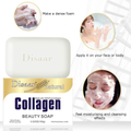 Disaar Collagen Facial Soap for Cleansing and Improving Elasticity, 100g