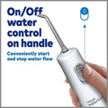 Waterpik Cordless Express Water Flosser, 148ml Tank, 2 Speed Settings