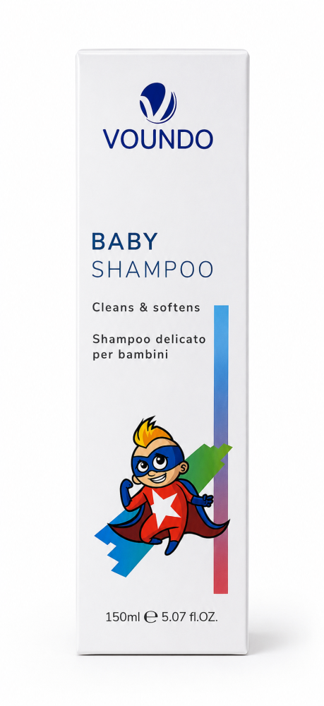 Natural Baby Shampoo and Body Wash Tear-Free Voundo 150ml