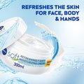 Soft Moisturising Cream Jojoba Oil Vitamin E Nivea 300ml