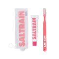 Saltrain Rose Citron Toothpaste with Brush, 30g, Plaque Removal