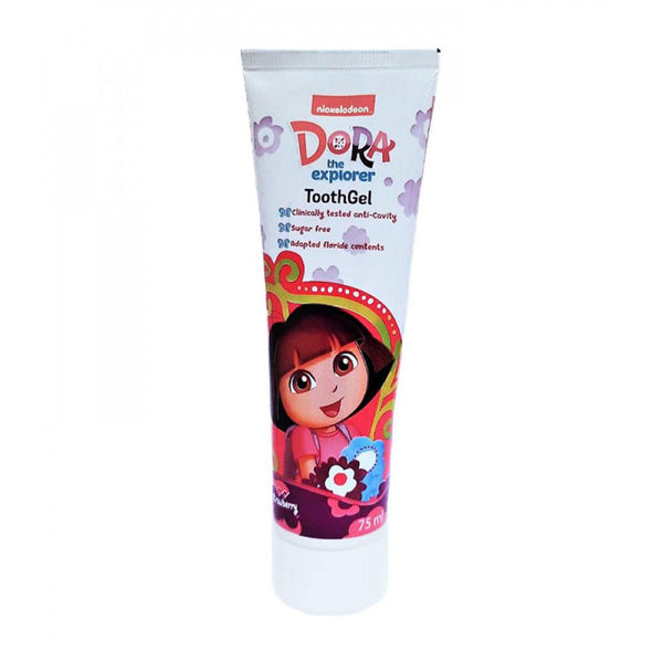 Strawberry Fluoride Toothpaste for Kids Dora Nickelodeon 75ml