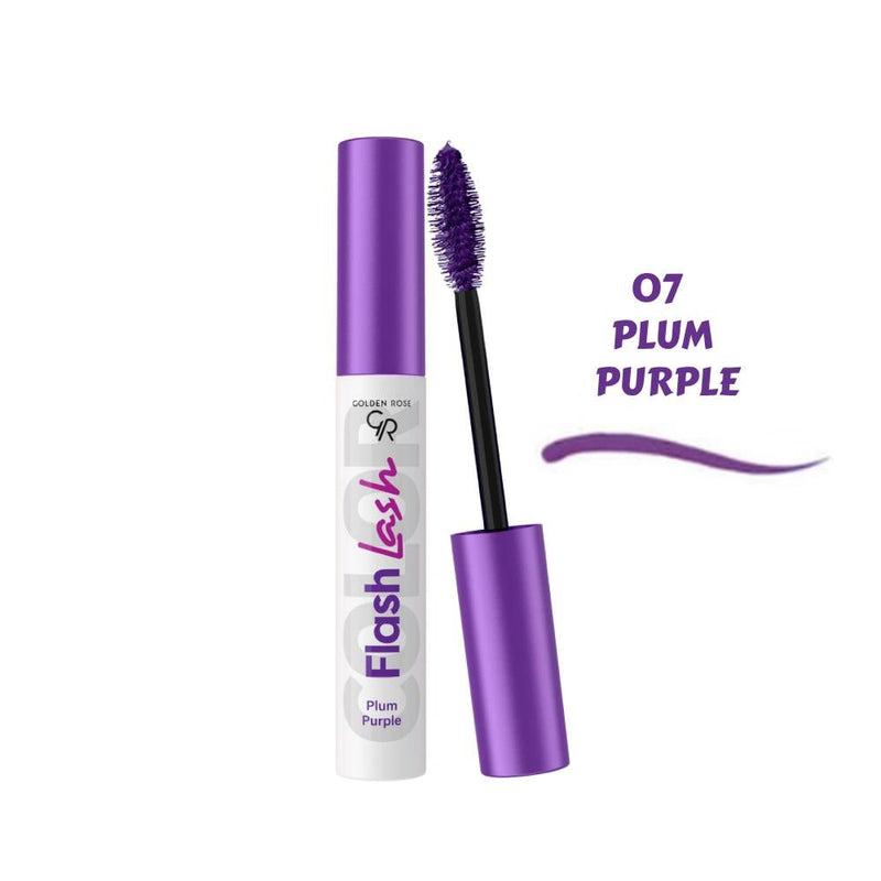 Golden Rose Flash Lash Mascara No. 07 Plum Purple 9ml Waterproof