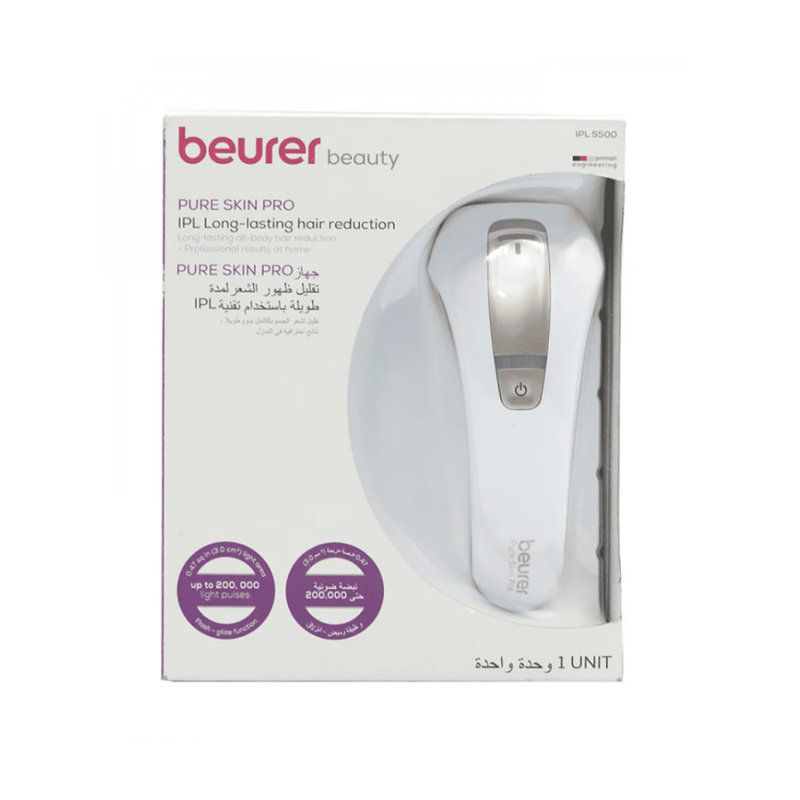 IPL Hair Removal Device At-Home Professional Reduction Beurer 200,000 Flashes