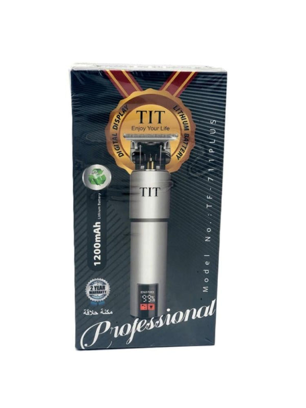 Tit Professional Hair Clipper TF-711PLU Digital Display Lithium Battery