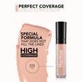 Flormar Perfect Cover Liquid Concealer 10 Fair Hazelnut Oil Rosehip Extract