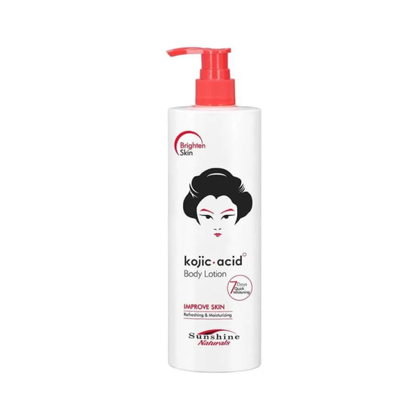 Sunshine Naturals Kojic Acid Body Lotion, Skin Brightening, 480g