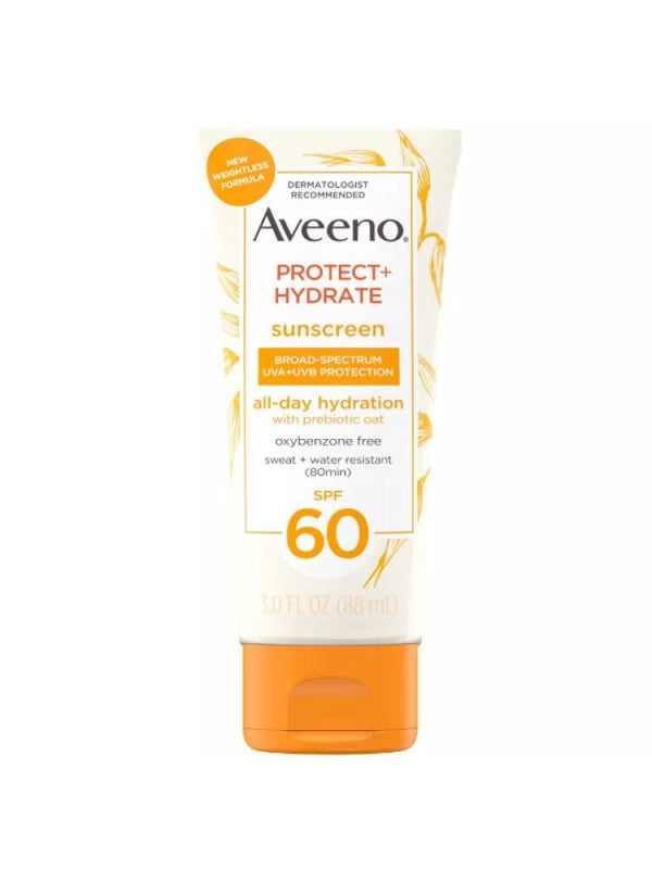 Sunscreen Body Lotion SPF 60 with Probiotic Oatmeal by Aveeno, 88ml