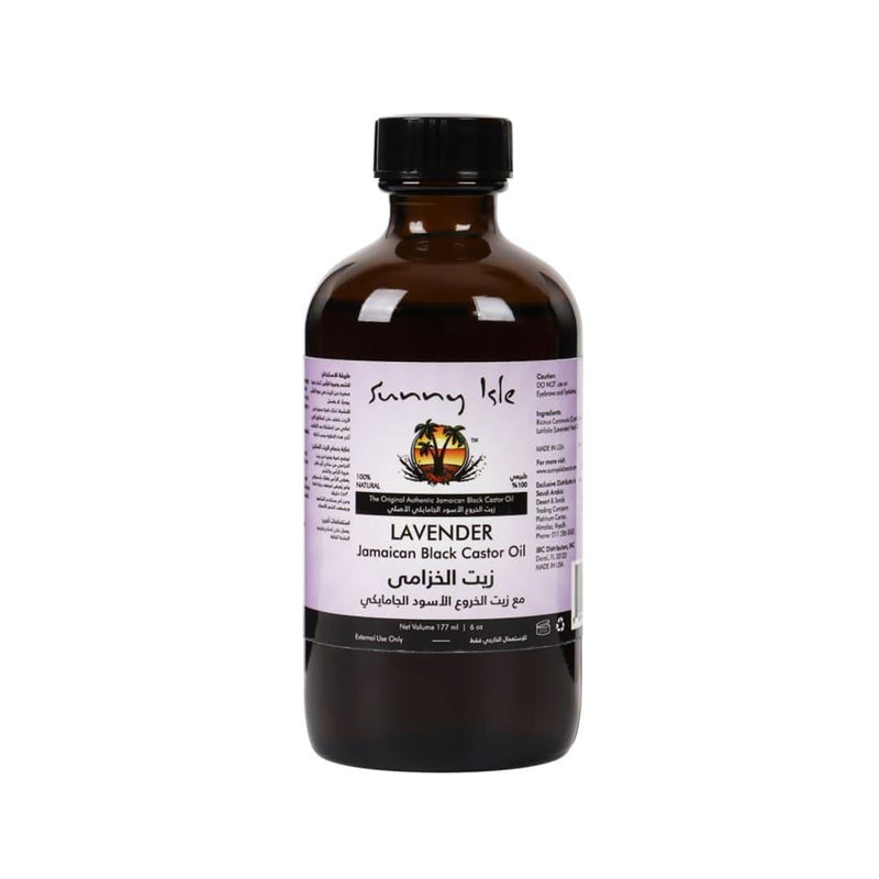Castor Oil for Hair Lavender Jamaican Black Castor Oil Sunny Isle 177ml