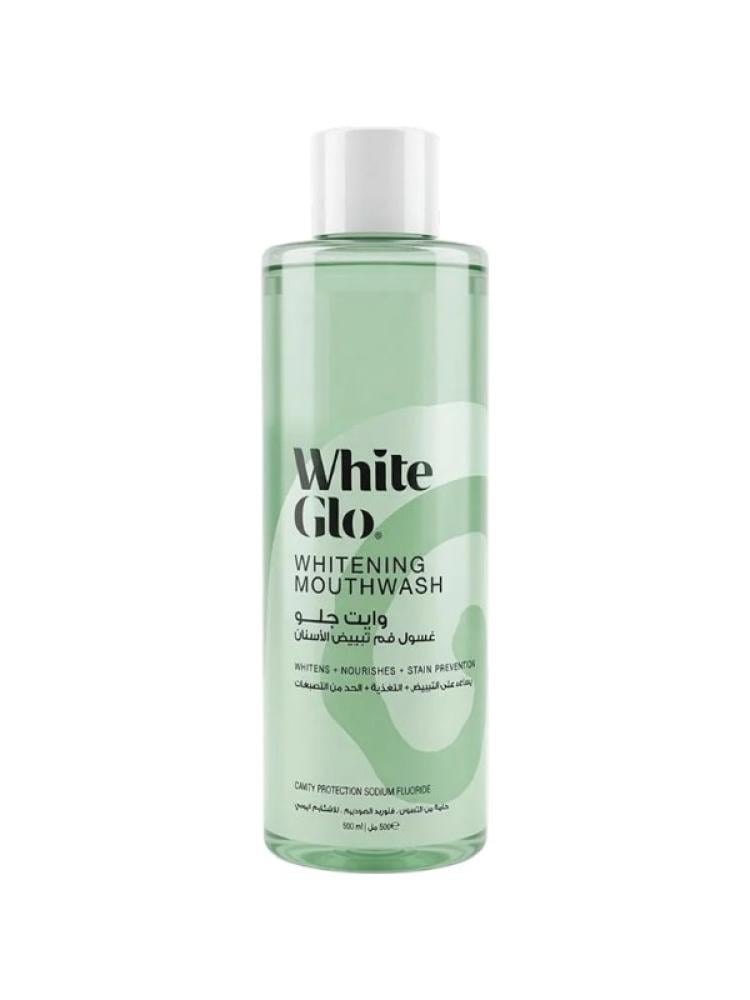 Best Whitening Mouthwash Stain Prevention Fluoride White Glo 500ml