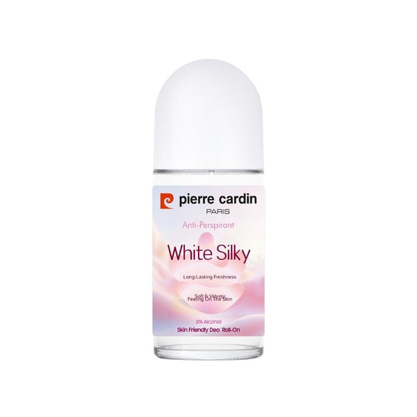Pierre Cardin White Silky Antiperspirant Roll-On Deodorant, Women, 50ml