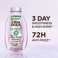 Garnier Ultra Doux Rice Water & Starch Hair Shampoo, Strengthening, 400ml