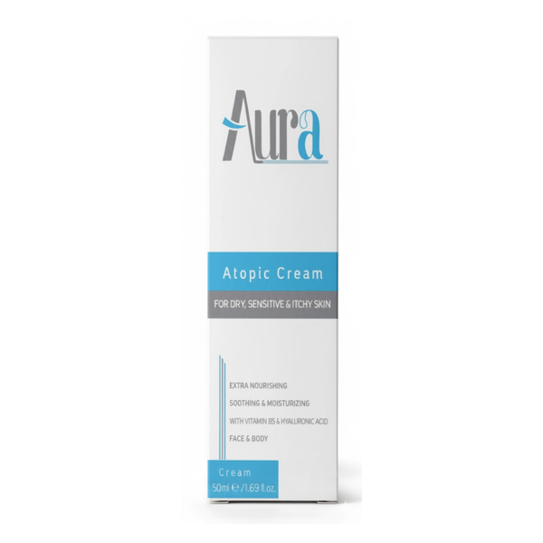 Best Moisturising Cream for Dry Sensitive Skin Hyaluronic Acid Aura 50ml