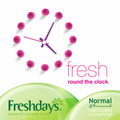 Freshdays Regular Daily Pantyliners, Hypoallergenic, 24 Count