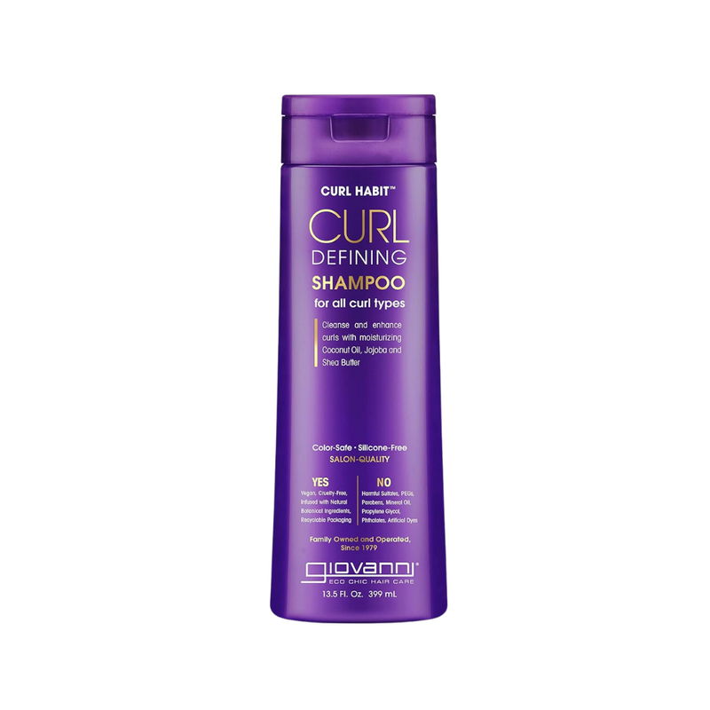 No Lather Shampoo for Curly Hair Sulfate Free Moisture Giovanni 399ml