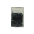 Zinati Medium Open Hairpins, Black, 128 Count