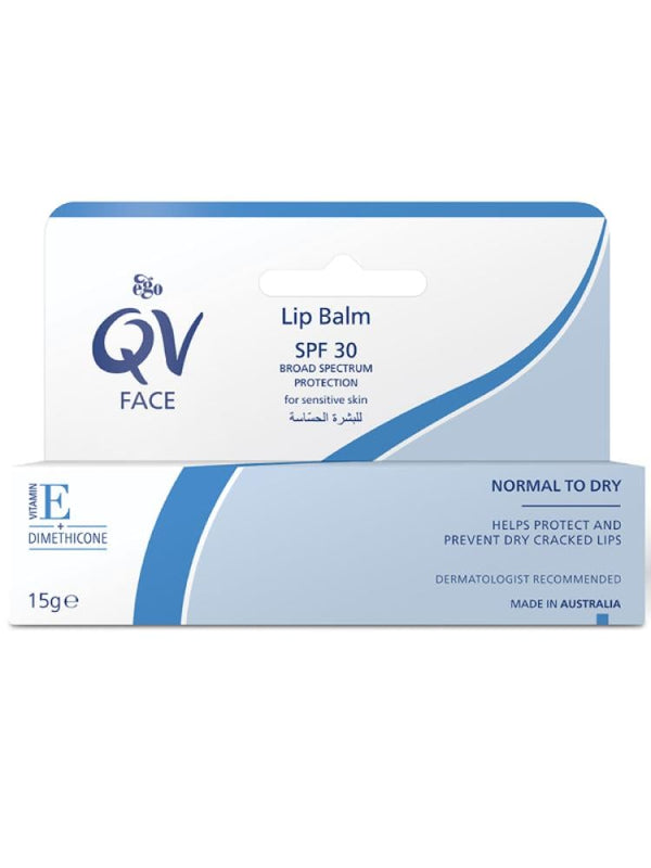 Best SPF Lip Balm for Dry Lips Moisturising QV 15g