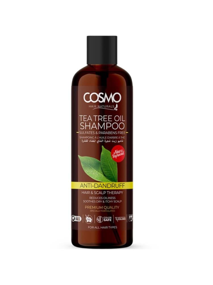 Cosmo Tea Tree Oil Scalp Care Shampoo for Dandruff - 480 ml